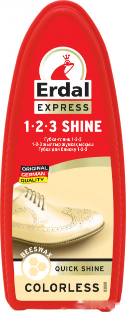 Губка для блиску Erdal Extra Shine Neutral Безбарвна 4001499160752 50 г