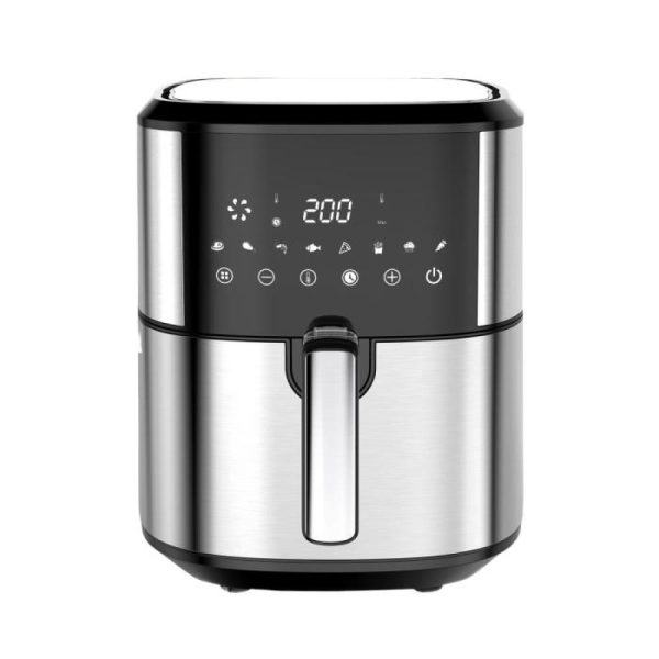 Аерогриль мультипіч на 2 тену Rotex Up DownFry ROM-760-XL 2000 Вт 7.5 л срібляста Аерогриль мультипіч на 2 тену Rotex Up DownFry ROM-760-XL 2000 Вт 7.5 л срібляста