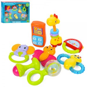 Набір брязкалець Limo Toy A6811-3-4-6-7-8-9-20 8 шт Набір брязкалець Limo Toy A6811-3-4-6-7-8-9-20 8 шт