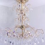 Люстра стельова кришталева 25485 Золото 59х49х49 см.