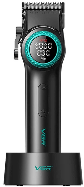 Машинка для стрижки акумуляторна VGR V-001 BLACK 10 Вт чорна Машинка для стрижки акумуляторна VGR V-001 BLACK 10 Вт чорна