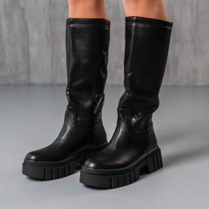 Чоботи жіночі Fashion Alvira 3867 36 розмір 23,5 см Чорний Чоботи жіночі Fashion Alvira 3867 36 розмір 23,5 см Чорний