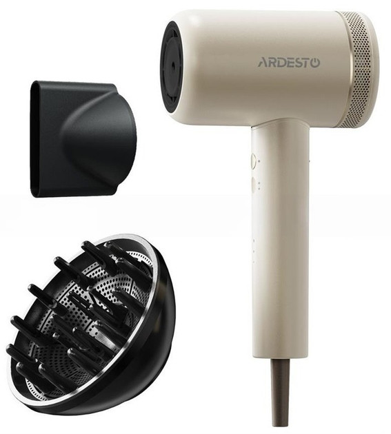 Фен Ardesto Pearl Cream HD-Y702PERL 1800 Вт кремовий Фен Ardesto Pearl Cream HD-Y702PERL 1800 Вт кремовий
