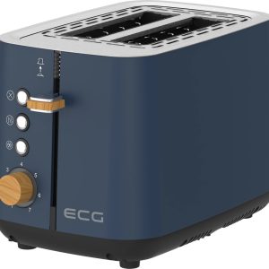 Тостер EСG ST 2768 Timber Petrol 780-925 Вт синій Тостер EСG ST 2768 Timber Petrol 780-925 Вт синій
