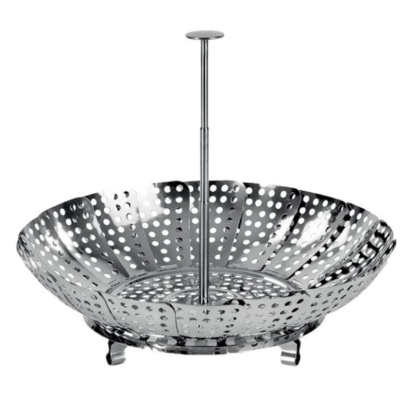 Кошик для скороварок Barazzoni 840052028 28 см сріблястий Кошик для скороварок Barazzoni 840052028 28 см сріблястий