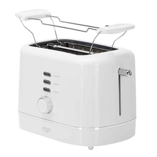 Тостер Adler AD 3224 white 850 Вт білий Тостер Adler AD 3224 white 850 Вт білий