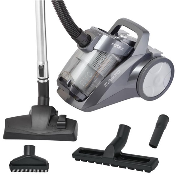 Пилосос Rotex Parquet Plus RVC18-G 700 Вт чорний