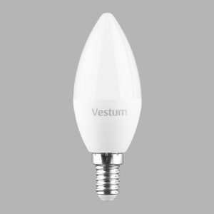 Світлодіодна лампа LED Vestum C-37 E14 1-VS-1303 6 Вт