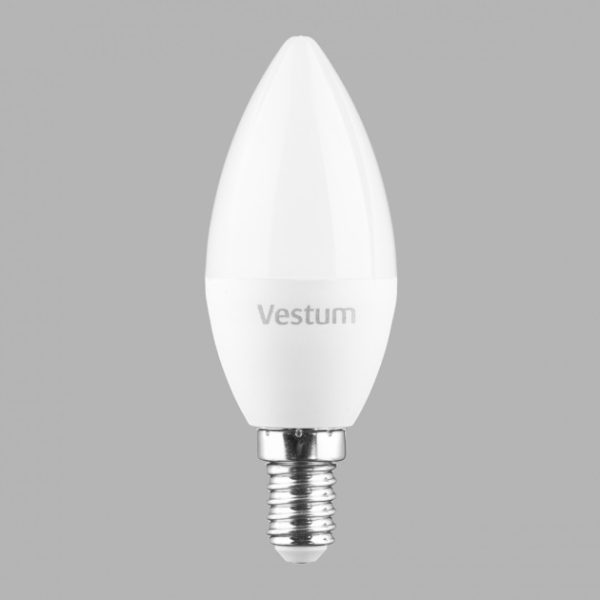 Світлодіодна лампа LED Vestum C-37 E14 1-VS-1303 6 Вт Світлодіодна лампа LED Vestum C-37 E14 1-VS-1303 6 Вт