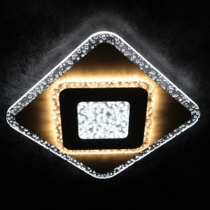 Сучасний квадратний світильник стельовий LED для кімнати кухні ванної 25128 Білий 4х30х30 см. Сучасний квадратний світильник стельовий LED для кімнати кухні ванної 25128 Білий 4х30х30 см.