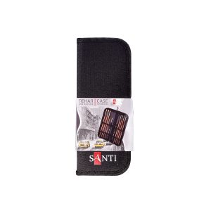 Пенал для пензлів Santi 742624 3.5х15.5х37 см чорний
