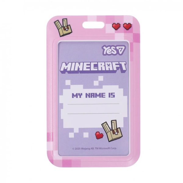 Бейдж вертикальний YES Minecraft Spring 940411 11х7 см Бейдж вертикальний YES Minecraft Spring 940411 11х7 см