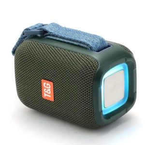 Колонка портативна Bluetooth T&G TG339 green зелена Колонка портативна Bluetooth T&G TG339 green зелена