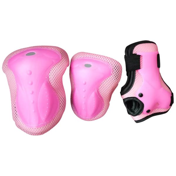 Захисні дитячі наколінники та налокітники X-TREME PE-805-Pink рожеві Захисні дитячі наколінники та налокітники X-TREME PE-805-Pink рожеві