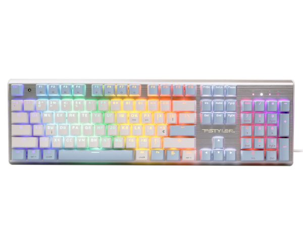 Клавіатура провідна комп'ютерна A4Tech Fstyler FS100(IcyBlue) блакитна Клавіатура провідна комп'ютерна A4Tech Fstyler FS100(IcyBlue) блакитна