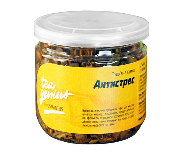 Чай у банці TEA GENIUS Антистрес 4837 80 г Чай у банці TEA GENIUS Антистрес 4837 80 г