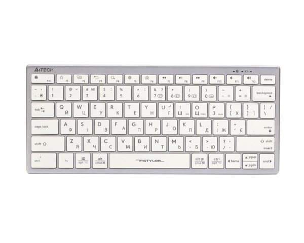 Клавіатура бездротова A4Tech Fstyler FBX51C(White) біла Клавіатура бездротова A4Tech Fstyler FBX51C(White) біла