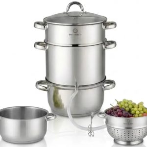 Соковарка Master Koch MK-3206 26 см 8 л срібляста Соковарка Master Koch MK-3206 26 см 8 л срібляста