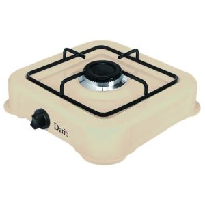 Плита настільна газова DARIO DR105G Beige 29,5х29х6,5 см бежева Плита настільна газова DARIO DR105G Beige 29,5х29х6,5 см бежева