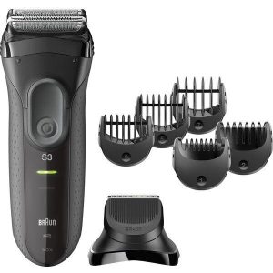 Електробритва Braun Series 3 3000 Вт 6328046 сіра Електробритва Braun Series 3 3000 Вт 6328046 сіра