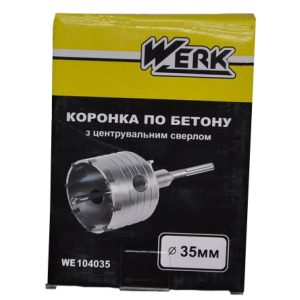 Коронка по бетону SDS-Plus Werk 34849 35 мм Коронка по бетону SDS-Plus Werk 34849 35 мм