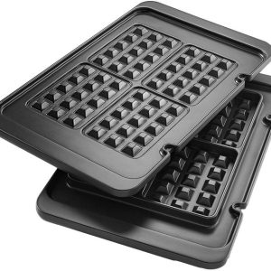 Набір пластин для вафель електрогриль Braun MultiGrill 9 Pro BRSK007 2 шт чорний
