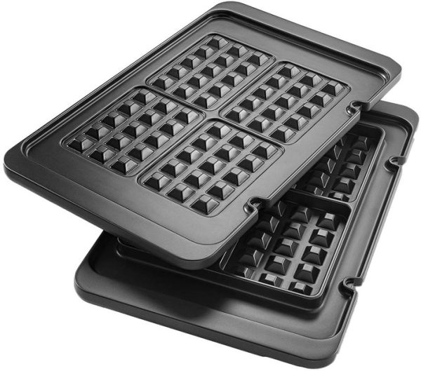 Набір пластин для вафель електрогриль Braun MultiGrill 9 Pro BRSK007 2 шт чорний Набір пластин для вафель електрогриль Braun MultiGrill 9 Pro BRSK007 2 шт чорний