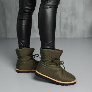 Черевики дутики жіночі Fashion Jigsaw 3880 40 розмір 25,5 см Оливковий Черевики дутики жіночі Fashion Jigsaw 3880 40 розмір 25,5 см Оливковий
