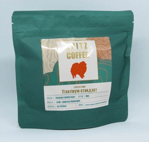 Кава в зернах SPITZ COFFEE Еспресо Платинум К-250-ЕП 250 г Кава в зернах SPITZ COFFEE Еспресо Платинум К-250-ЕП 250 г