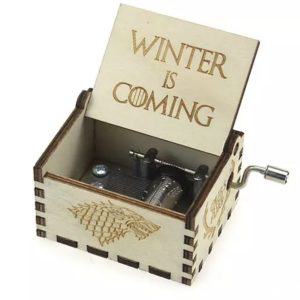 Музична скринька вінтажна Гра Престолів Winter Coming 5325 біла Музична скринька вінтажна Гра Престолів Winter Coming 5325 біла