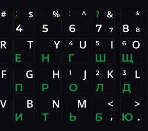 Наклейка на клавіатуру Українська/Англійська/Російська XoKo XK-KB-STCK-SM 48 клавіш Наклейка на клавіатуру Українська/Англійська/Російська XoKo XK-KB-STCK-SM 48 клавіш