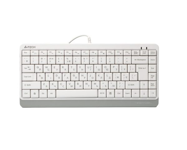 Клавіатура провідна комп'ютерна A4Tech Fstyler Compact Size FK11 USB (White) біла Клавіатура провідна комп'ютерна A4Tech Fstyler Compact Size FK11 USB (White) біла