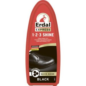 Губка для блиску Erdal Extra Shine Black Чорна 4001499160738 50 г Губка для блиску Erdal Extra Shine Black Чорна 4001499160738 50 г