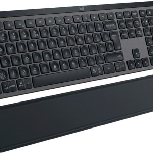 Клавіатура комп'ютерна бездротова Logitech MX Keys Plus Palm Rest Graphite L920-011589 Клавіатура комп'ютерна бездротова Logitech MX Keys Plus Palm Rest Graphite L920-011589