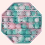 Антистрес іграшка Pop It Бірюзовий косинець пупирка 5106