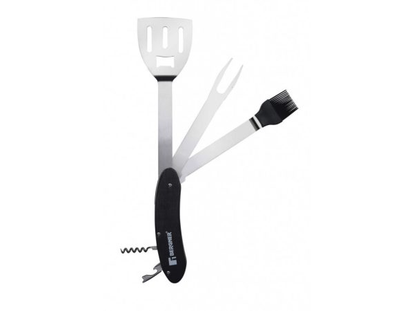 Багатофункціональний набір для барбекю Bergner BG-3338 5 предметів Багатофункціональний набір для барбекю Bergner BG-3338 5 предметів