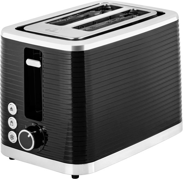 Тостер ECG ST 2750 Stripe 930 Вт чорний Тостер ECG ST 2750 Stripe 930 Вт чорний