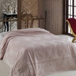 Махрове простирадло Arya Misley AR-TR1001606-rose 200x220 см суха троянда
