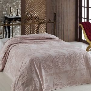 Махрове простирадло Arya Misley AR-TR1001606-rose 200x220 см суха троянда