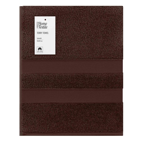 Рушник для обличчя Ardesto Splendid ART2350BR 50х90 см коричневий Рушник для обличчя Ardesto Splendid ART2350BR 50х90 см коричневий