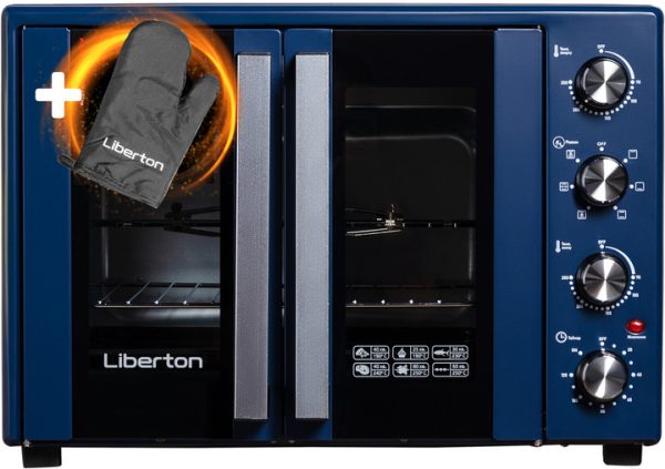 Електродуховка Liberton LEO-600 1900 Вт dark blue Електродуховка Liberton LEO-600 1900 Вт dark blue