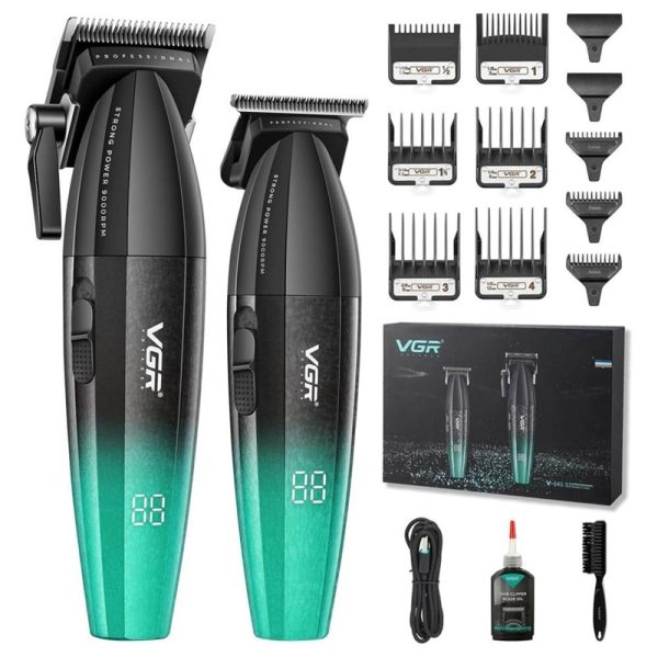 Комплект для стрижки VGR V-640 S2 GREEN зелений Комплект для стрижки VGR V-640 S2 GREEN зелений