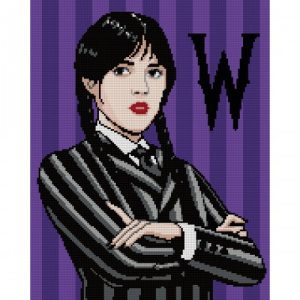 Алмазна мозаїка Santi Wednesday Addams 955333 40х50 см Алмазна мозаїка Santi Wednesday Addams 955333 40х50 см