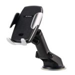 Автотримач з бездротовою зарядкою Wireless Car Charger Holder WK WP-U44-black