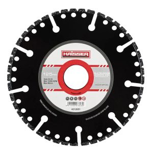 Диск алмазний Haisser Multipurpose professional 107828 125х1.2х3х22.23 мм чорний Диск алмазний Haisser Multipurpose professional 107828 125х1.2х3х22.23 мм чорний