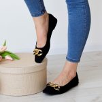 Жіночі балетки Fashion Goddess 3144 36 розмір 23,5 см Чорний