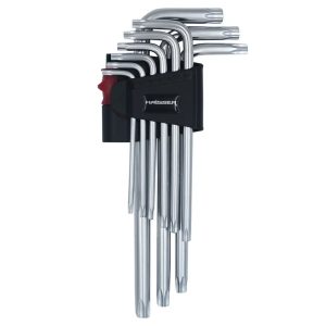 Набір Г-подібних ключів TORX Haisser 481115 102897 9 од