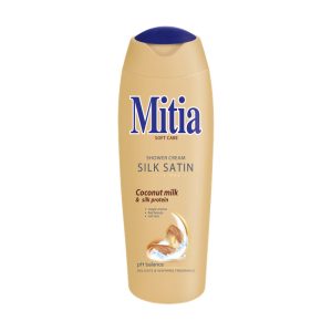 Гель для душу Mitia Шовк сатин 8595025809445 400 мл Гель для душу Mitia Шовк сатин 8595025809445 400 мл