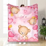 Плед 3D іменний Teddy 15730 160х200 см