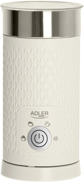 Спінювач для молока Adler AD-4495 500 Вт бiлий Спінювач для молока Adler AD-4495 500 Вт бiлий